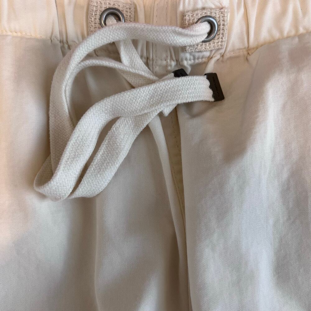 Talentless Cargo Pant Drawstring Wide Leg in Cream Casual Streetwear Women Small - Picture 14 of 16